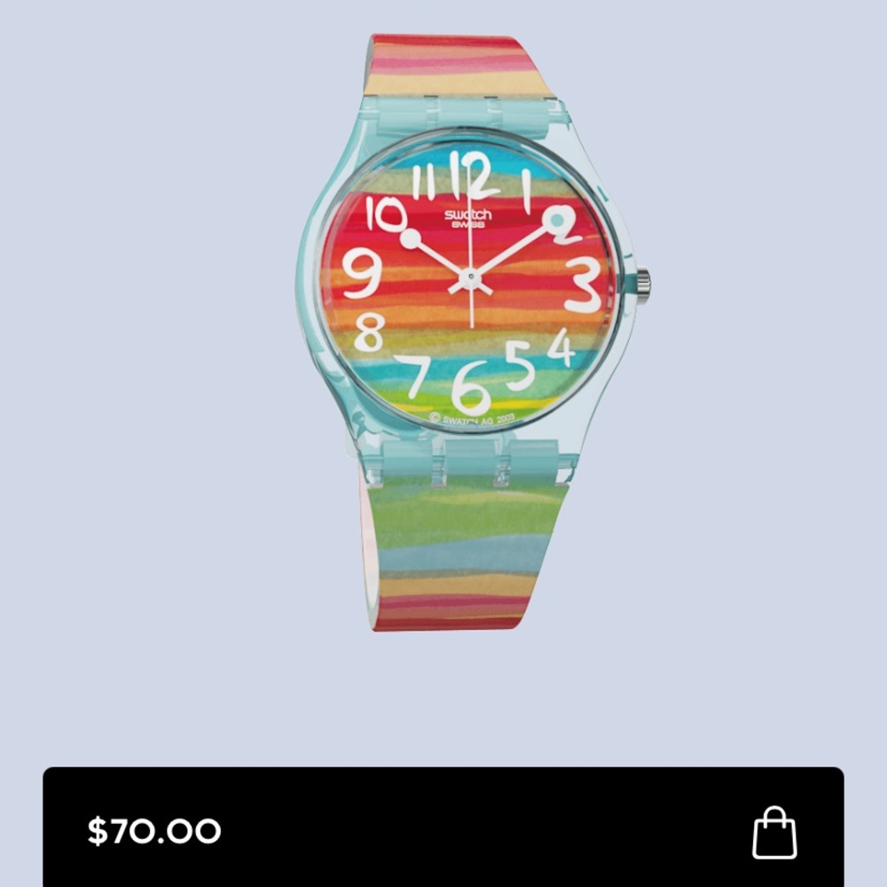 Color the Sky Swatch Watch